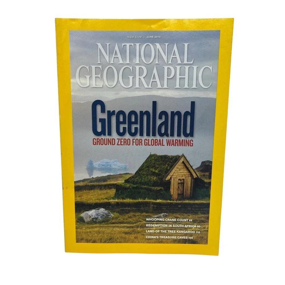 National Geographic Magazine June 2010 Greenland Global Warming, Kangaroo, Caves